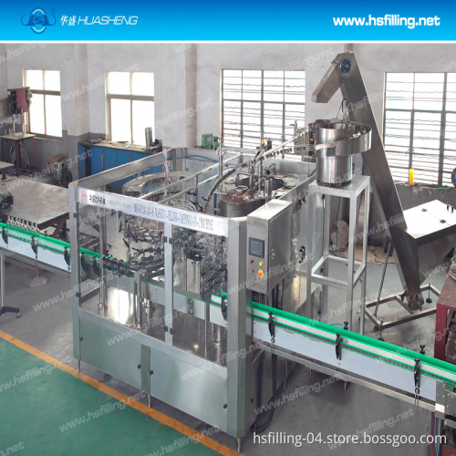 Ropp Lid Glass Bottle Wine Filling Sealing Machine